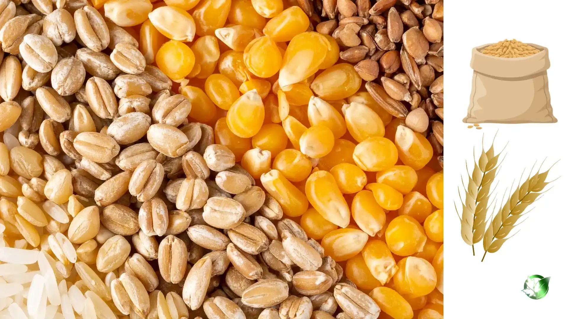 Commercial presentation of Cereals & Grains for wholesale product evaluation and buyer review.